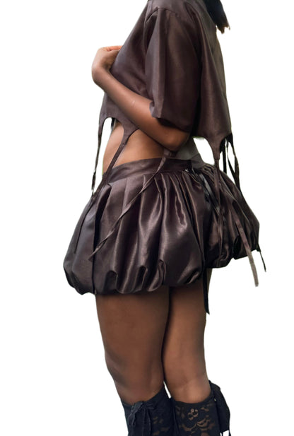 Party Skirt (Brown)